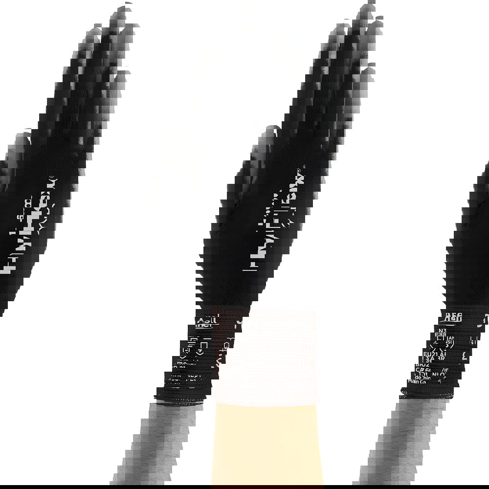 Series 11-600 General Purpose Work Gloves: Small, Polyurethane-Coated Nylon